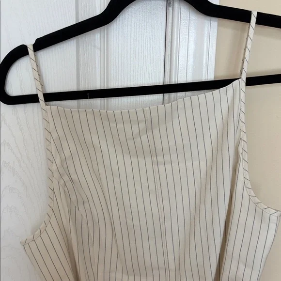 Madewell Cream Striped Jumpsuit - Picture 5 of 5